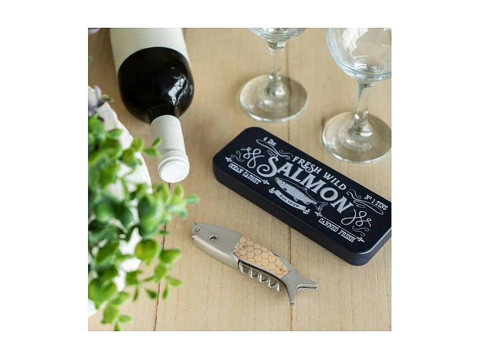 Sacacorchos de acero Wild Salmon