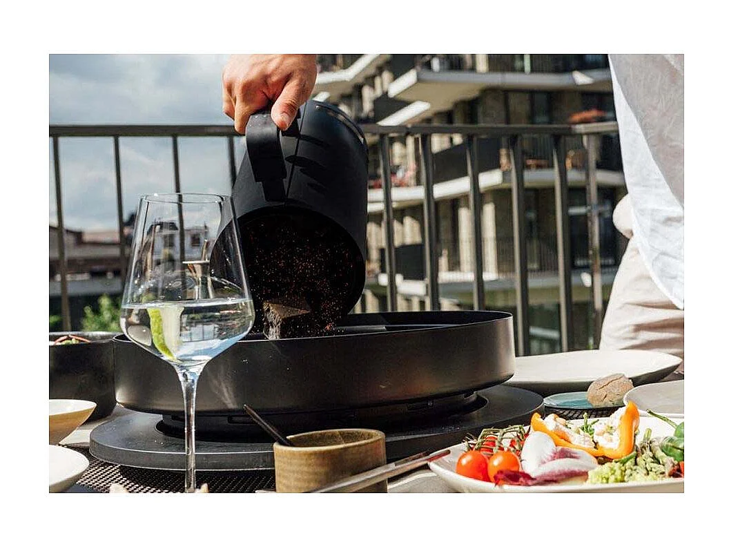 Grillplatte "Tabl'O" + 6 Kokosbriketts + Zange (mitgeliefert)