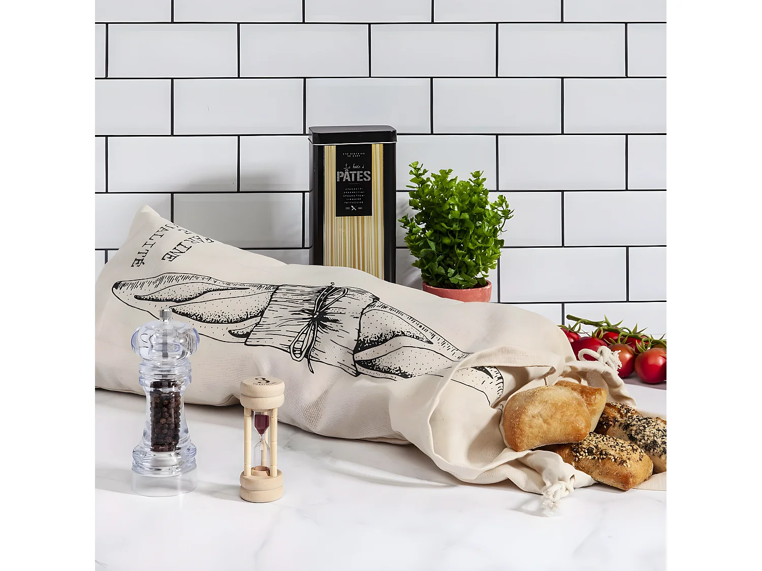 Moulin à Poivre & à Sel "Manuel" 17cm Transparent