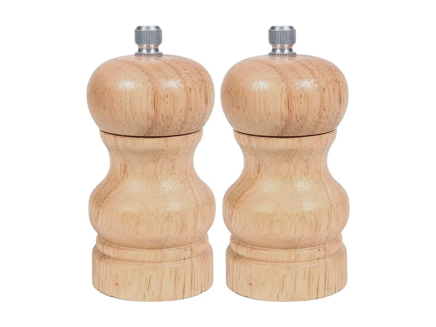 Macina sale e pepe in legno (set di 2)