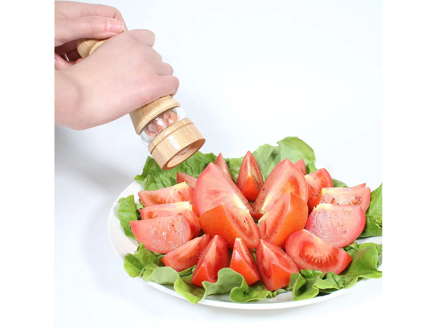 Moulin A Poivre Et Sel En Bois Marron, Transparent