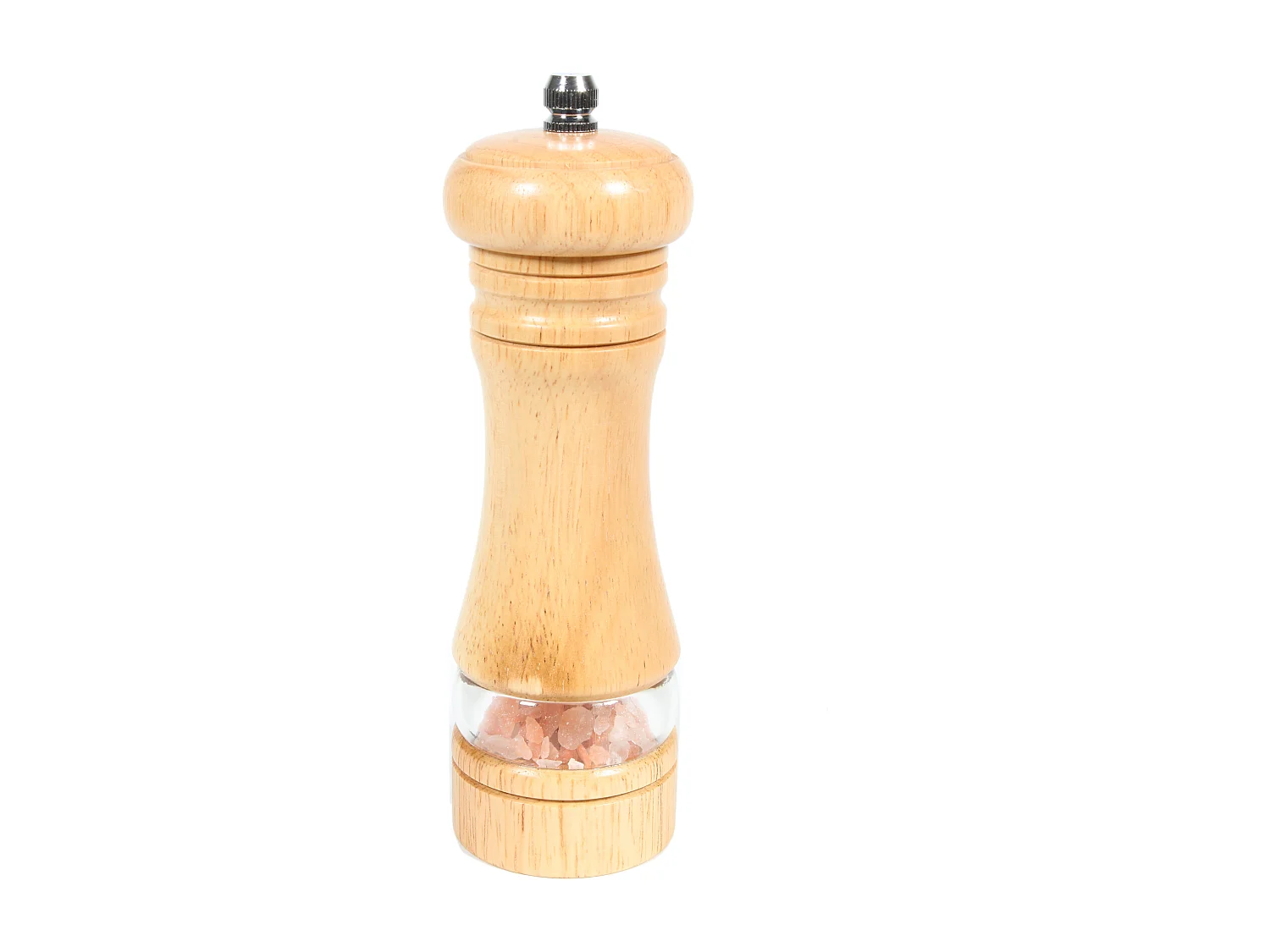 Moulin A Poivre Et Sel En Bois Marron, Transparent