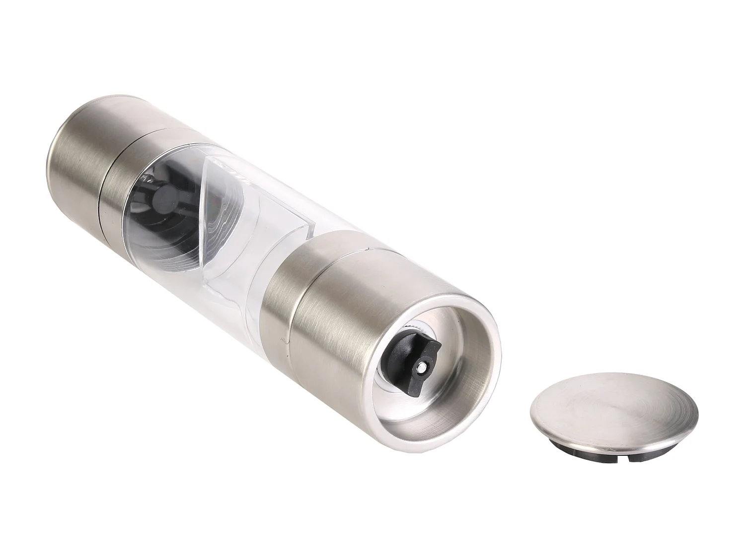 2-in-1 Pfeffer-/Salzmühle aus Edelstahl