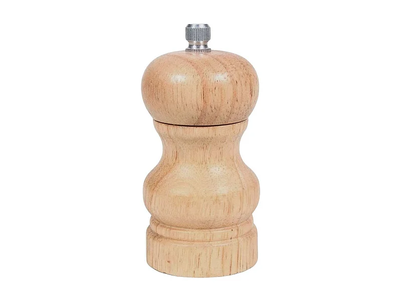 Petit Moulin A Poivre Et Sel En Bois Beige