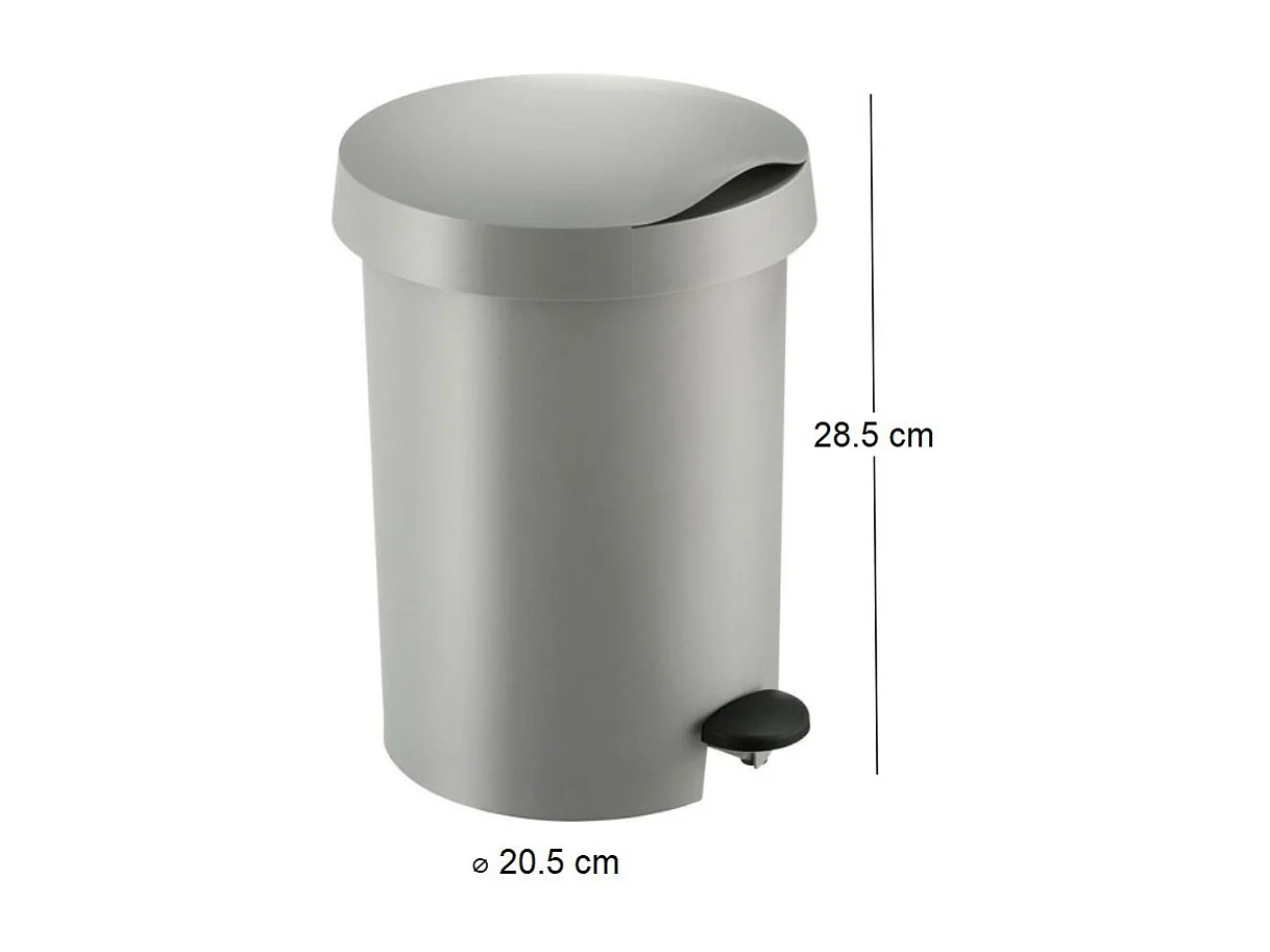 Mülleimer mit Fußschalter 5 Liter "Zodiac"