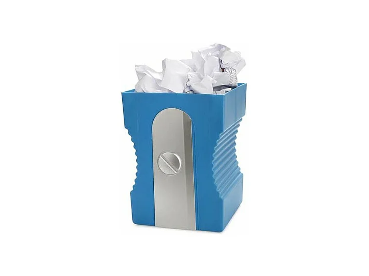 Papierkorb aus Kunststoff Anspitzer