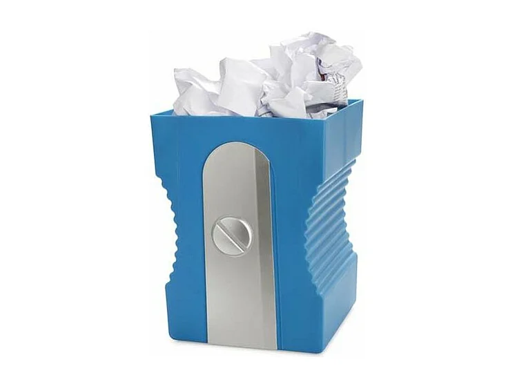 Corbeille à papier en plastique Taille-crayon