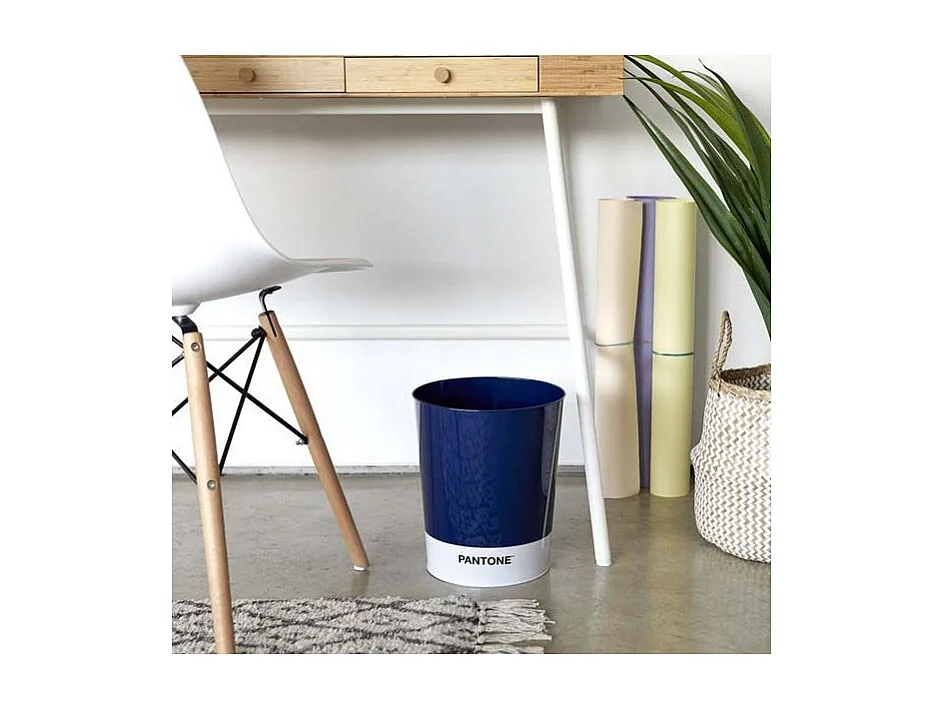 Papierkorb aus Metall Pantone