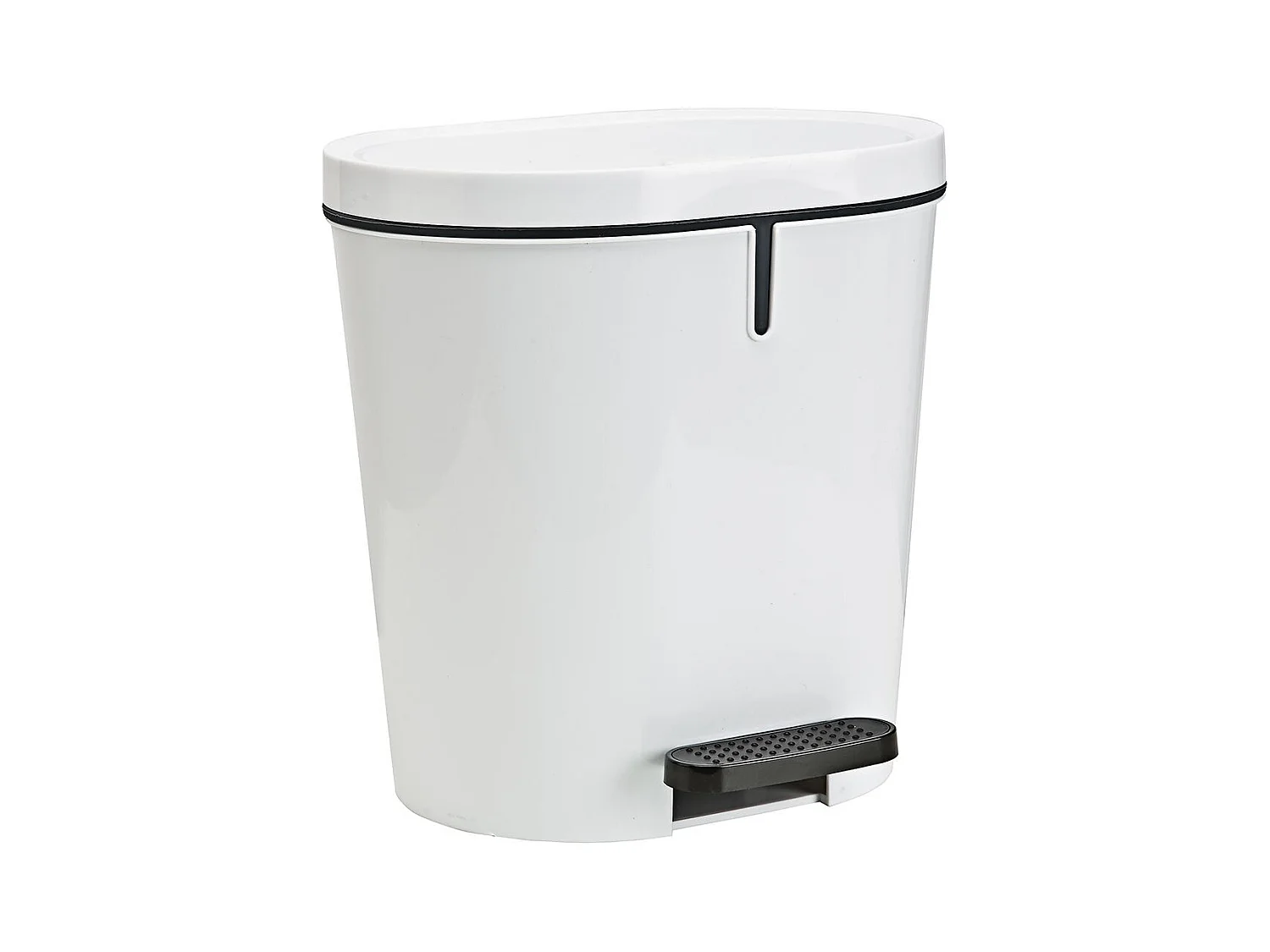 Zamora Poubelle à pédale 8L Zamora Blanc