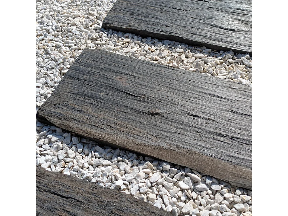 Palis de schiste ton ardoise Lot de 3