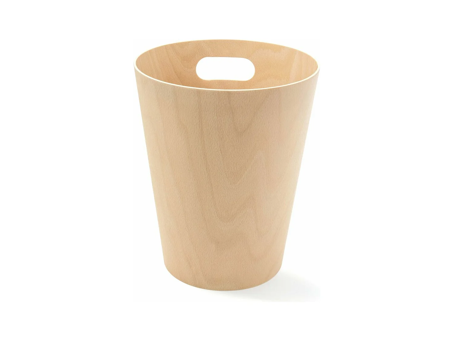 Cesta de madera con asas de transporte