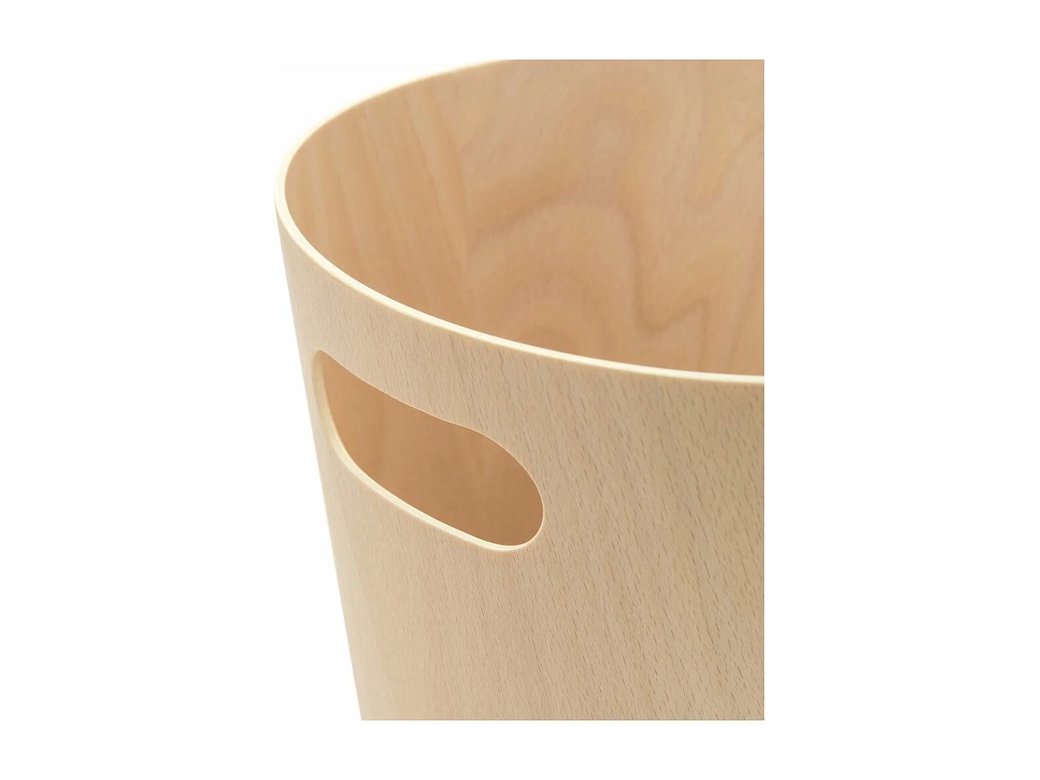 Corbeille en bois avec poignées de transport