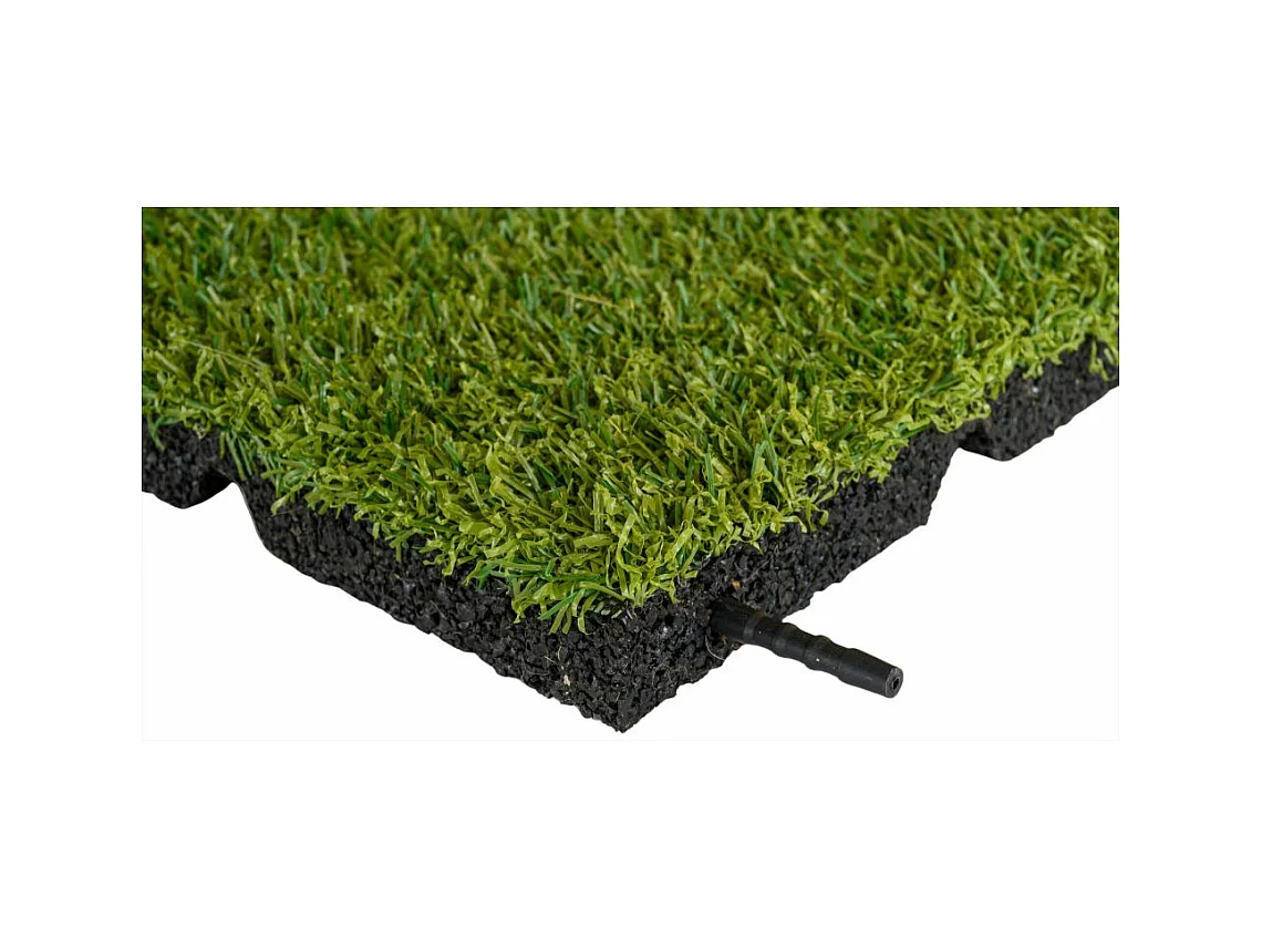 Dalle amortissante effet gazon 50 x 50 cm Lot de 5