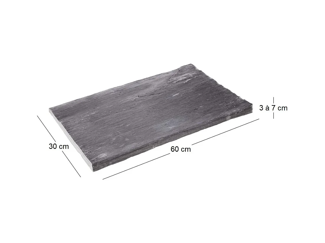 Palis de schiste ton ardoise Lot de 10