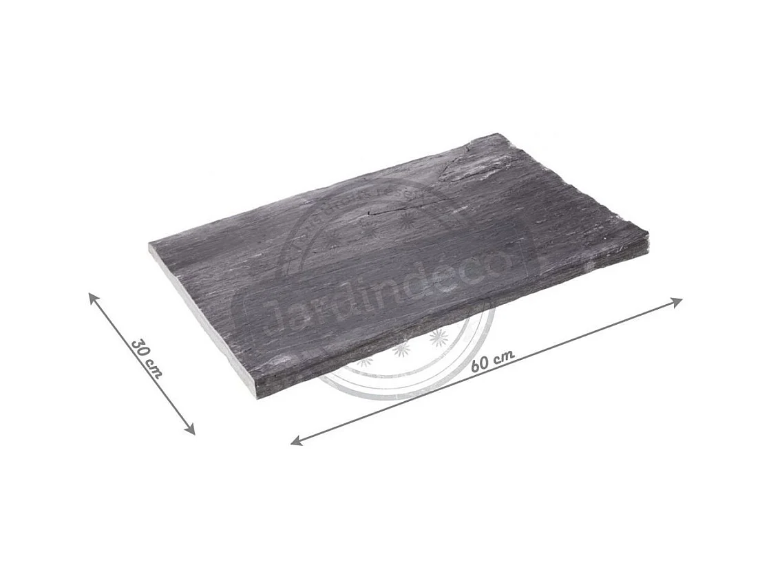 Palis de schiste ton ardoise Lot de 10