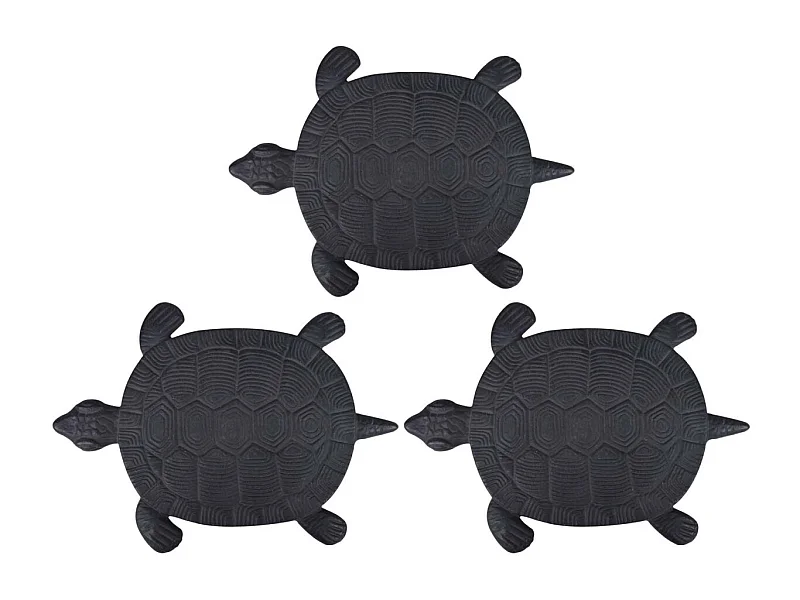 Pas japonais motif tortue Lot de 3