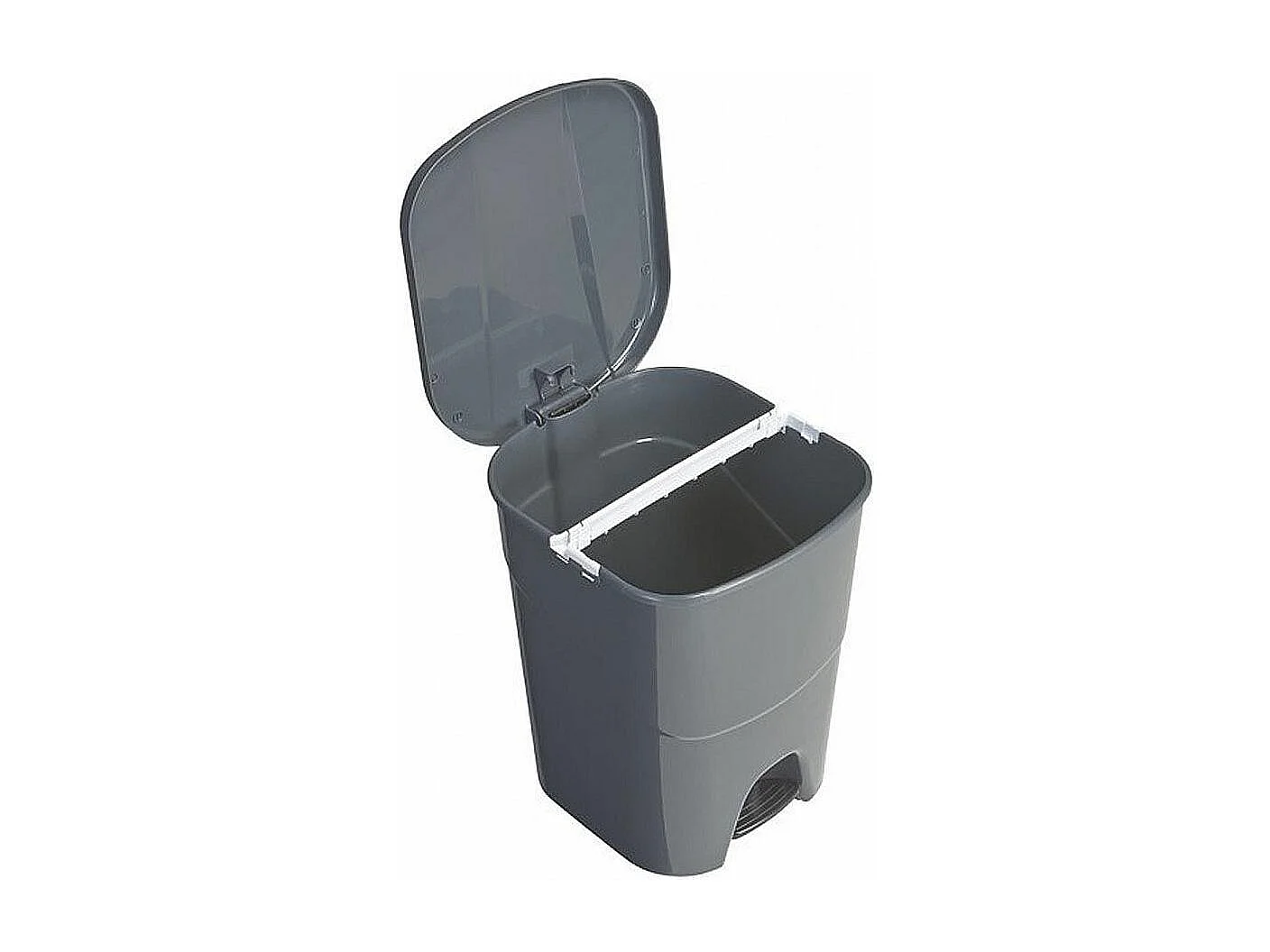 Poubelle à pédale double compartiment 40 litres