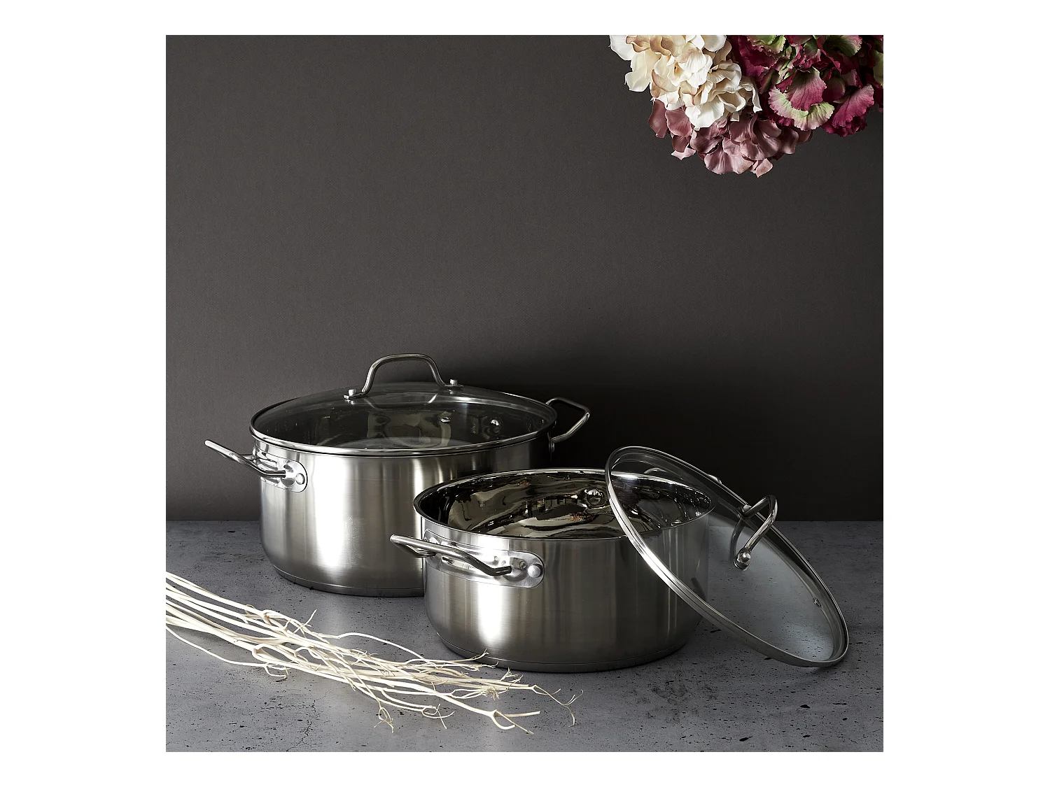 Faitout 28cm Avec Couvercle En Verre