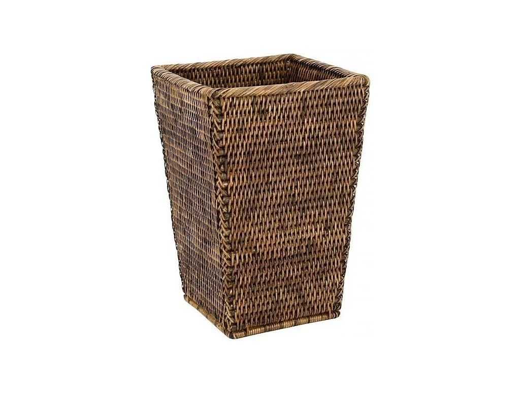 Corbeille à papier en rotin