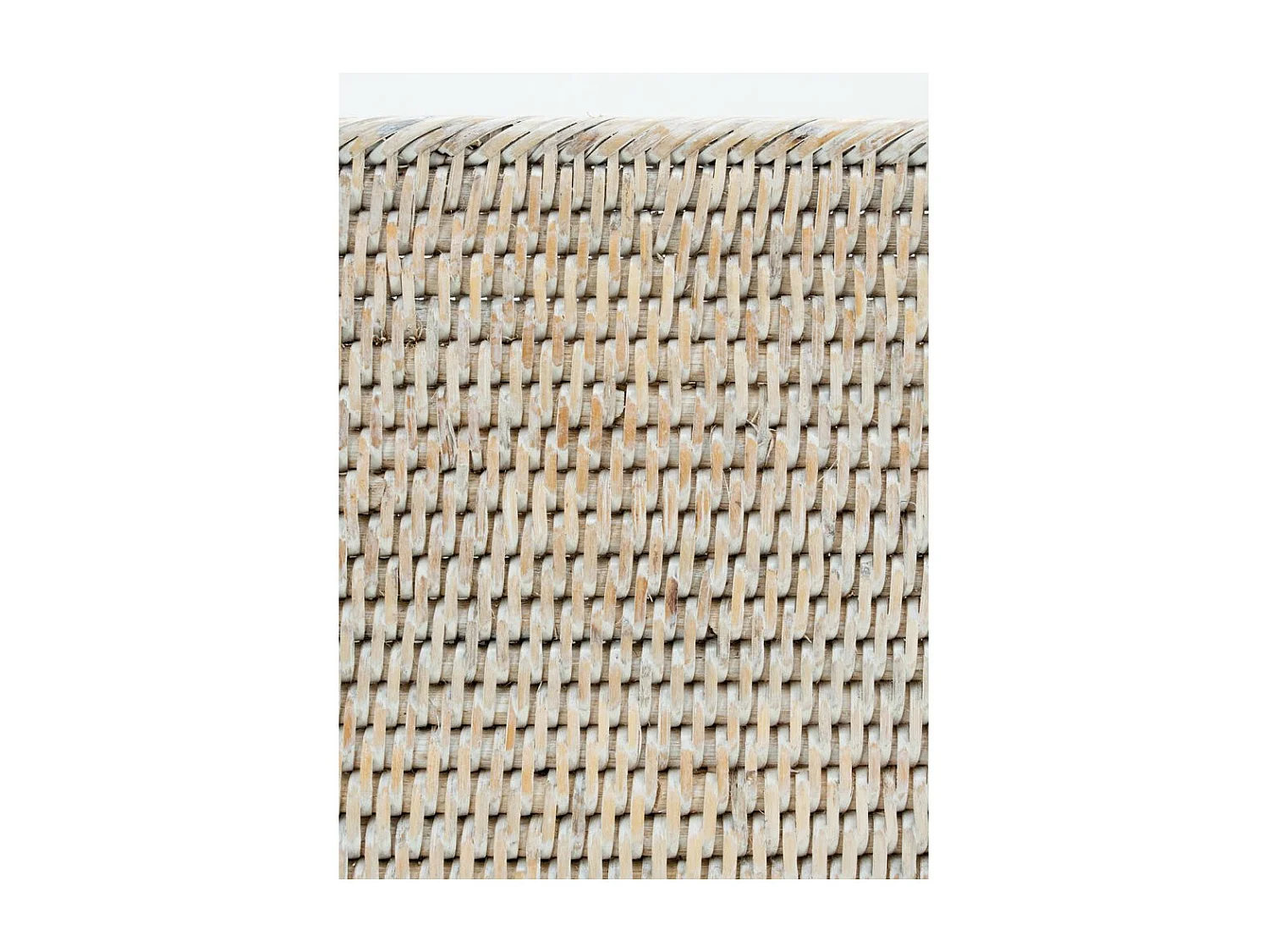 Corbeille à papier en rotin