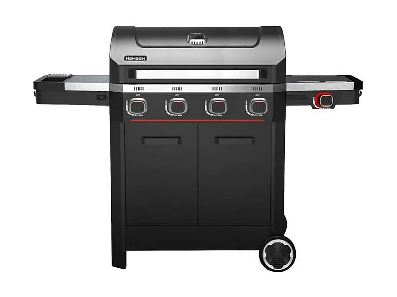 Barbecue au gaz en inox 4 brûleurs Mercury