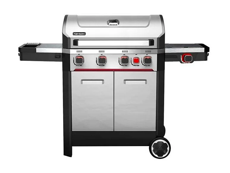 Barbecue au gaz en inox 4 brûleurs Mercury