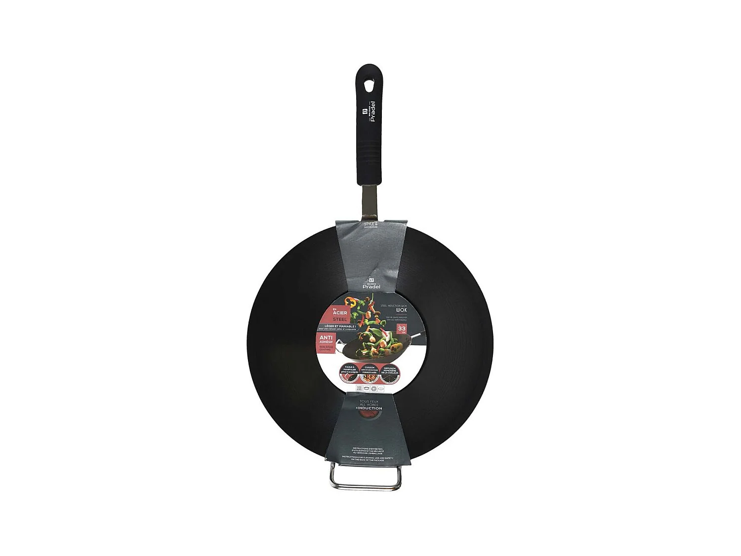 Wok Acier Tous Feux 33cm
