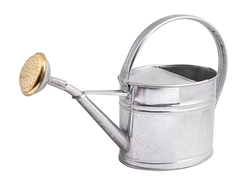 Regadera de acero galvanizado con cabeza de 1,75 litros