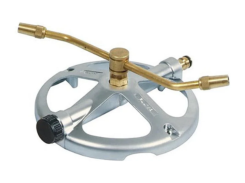 Aspersor rotativo sobre placa base