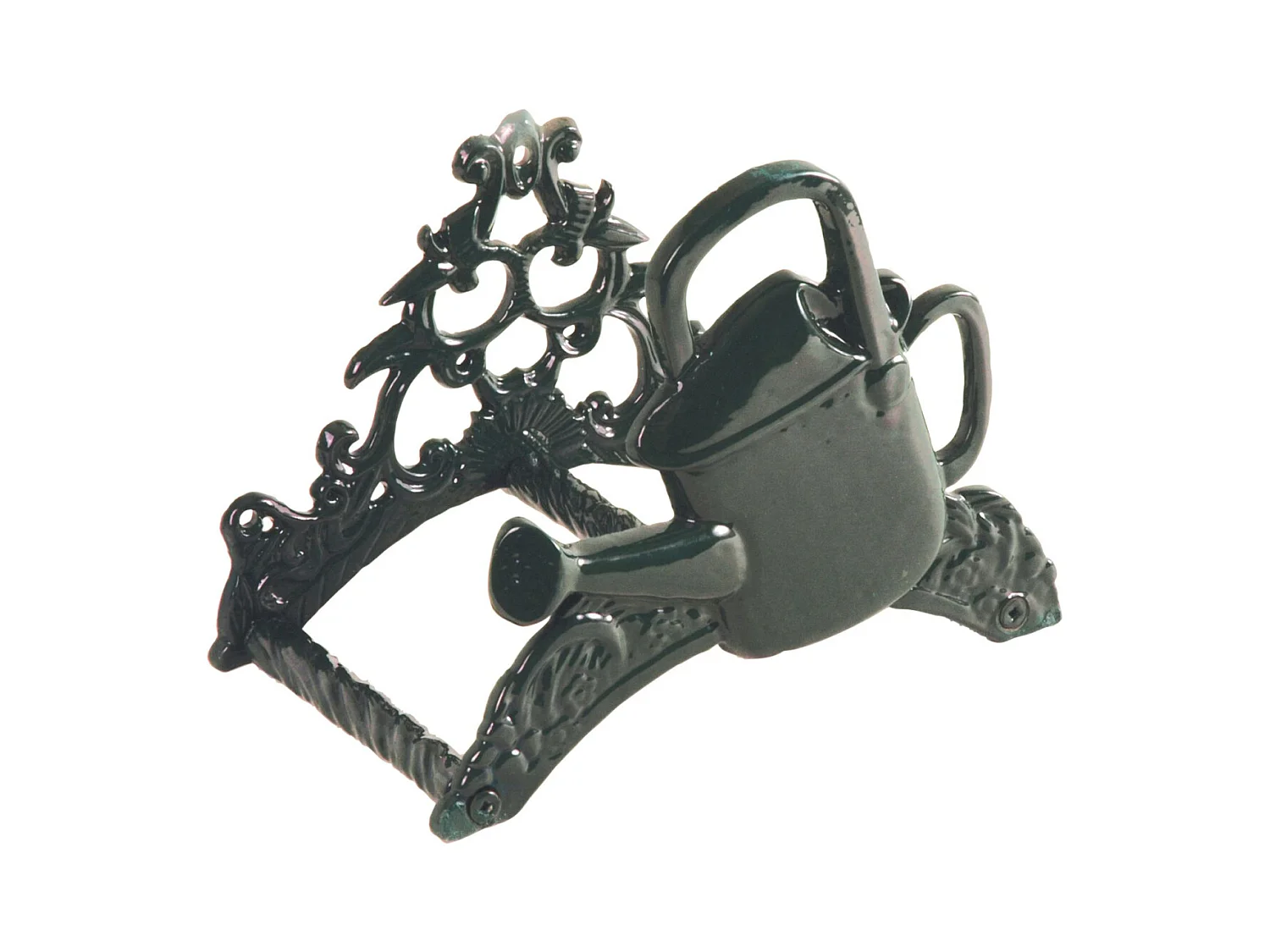 Grüner Gießkanne Schlauchhalter