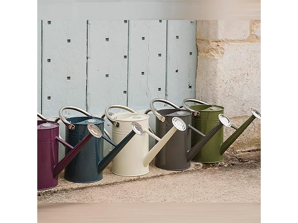 Regadera de acero galvanizado 4,5 litros Verde