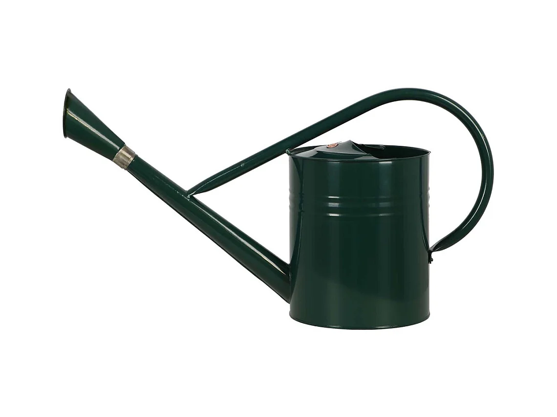 Gießkanne aus Metall grün 7 L