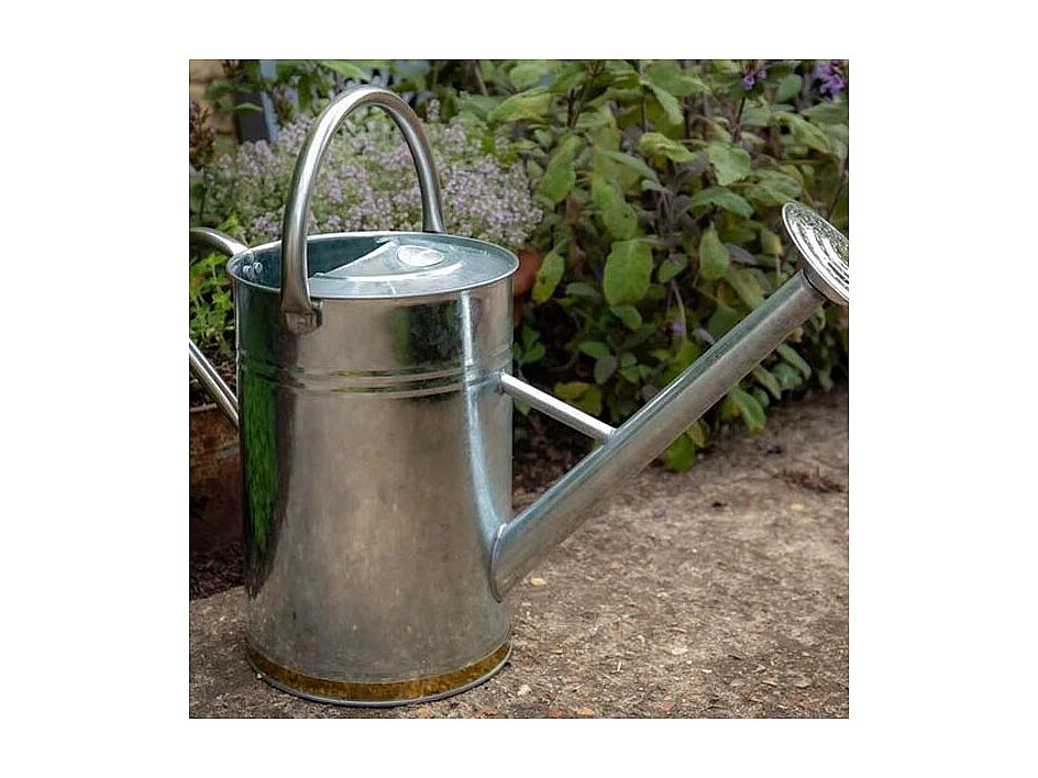 Gießkanne aus verzinktem Stahl 9 Liter