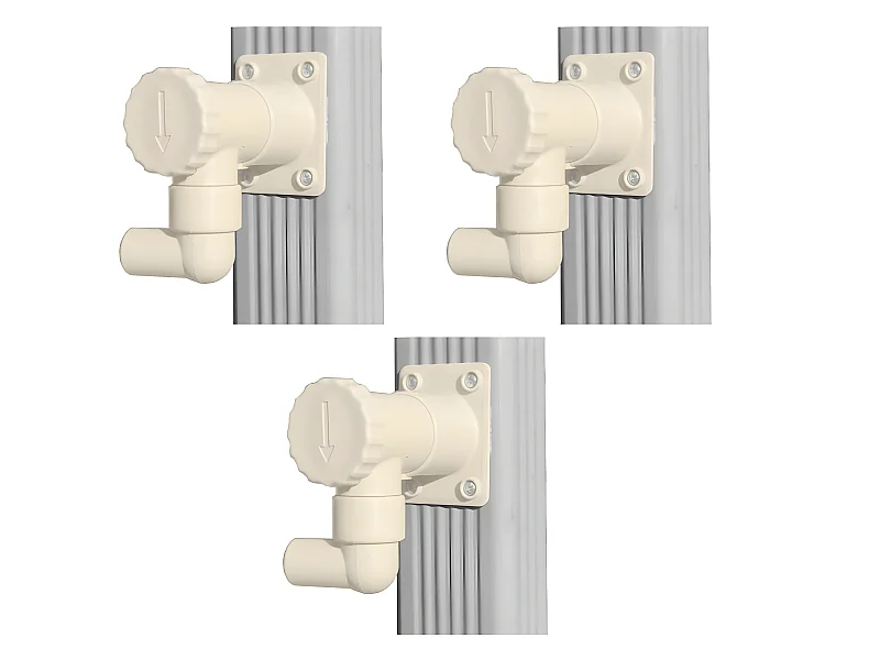 Raccoglitore di acqua piovana per grondaia quadrata o rettangolare