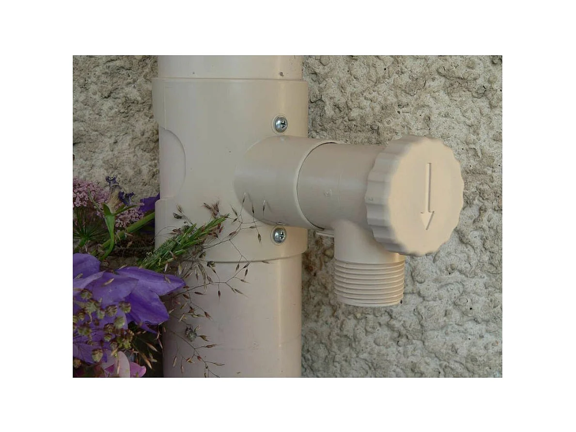 Récupérateur d'eau pour gouttière circulaire (Lot de 4)