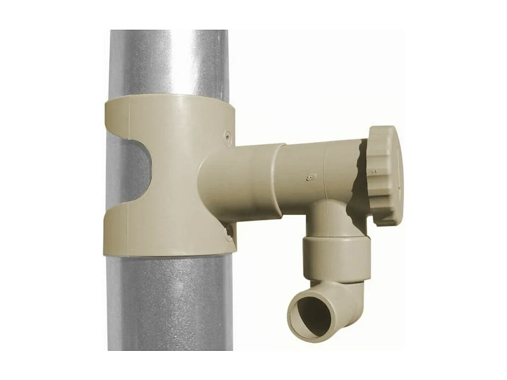 Wassersammler für runde Dachrinne 4er-Set