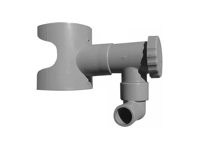 Colector de agua para canalón circular