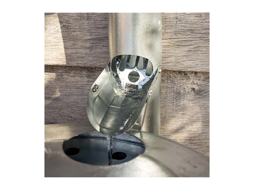 Colector de agua de lluvia de zinc