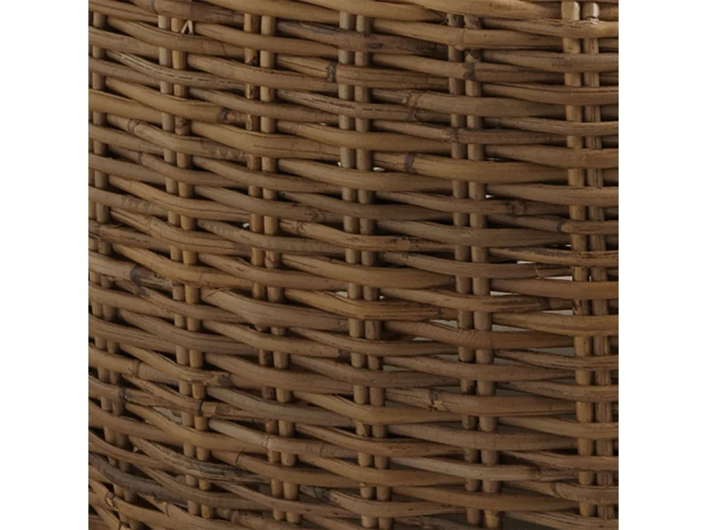 Table boule en poelet gris et verre Pipelette