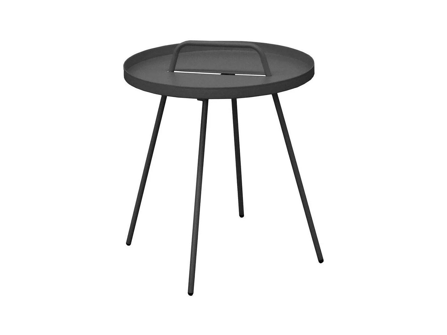 Table basse en acier Flower 44 cm