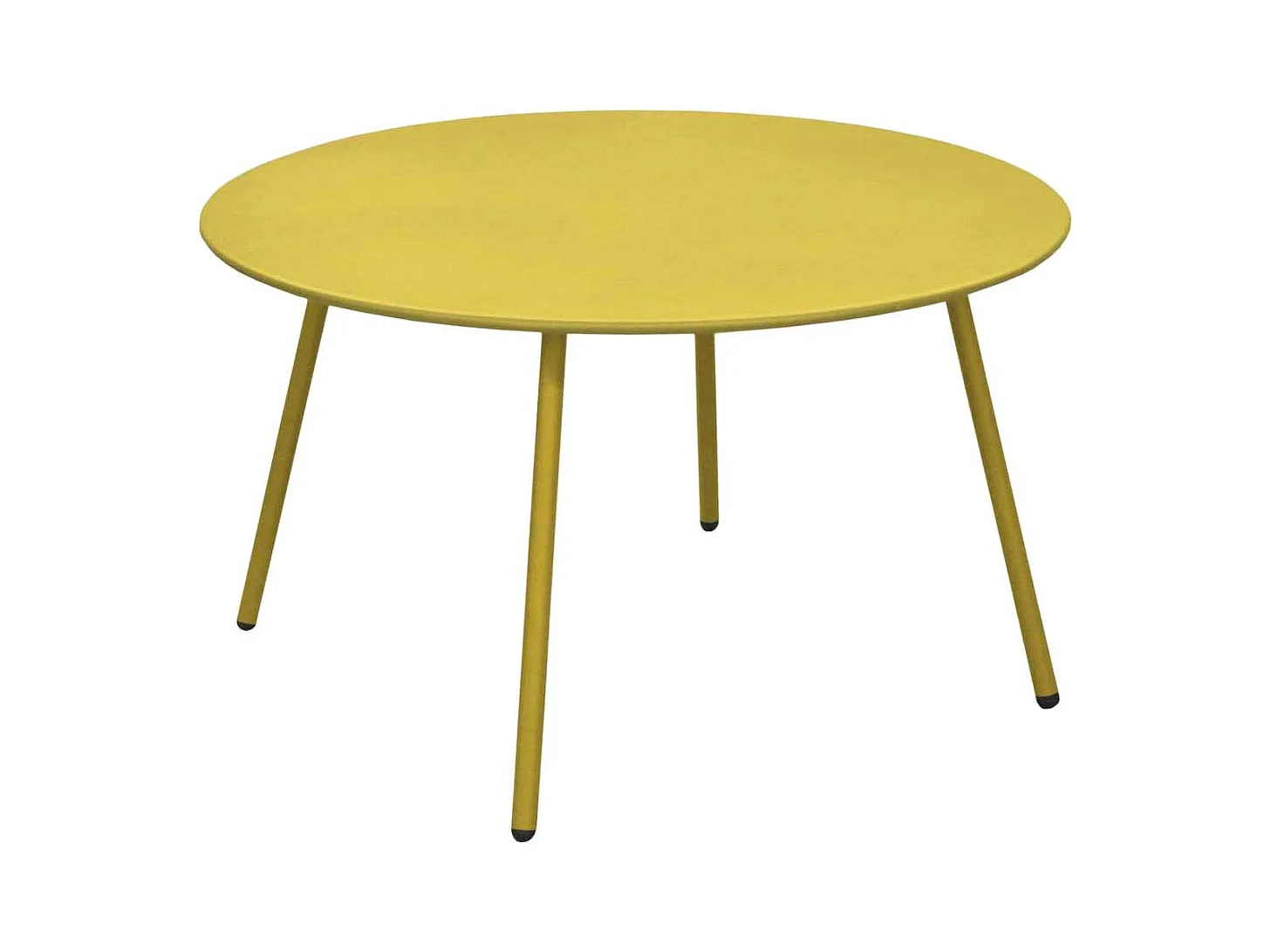 Table basse jardin ronde en acier Rio 70 cm