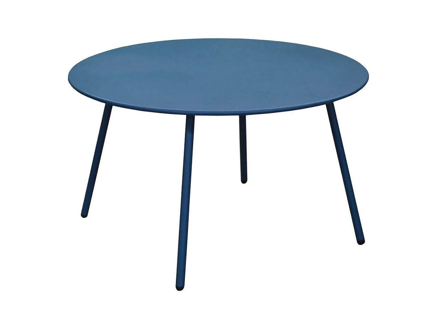Table basse jardin ronde en acier Rio 70 cm