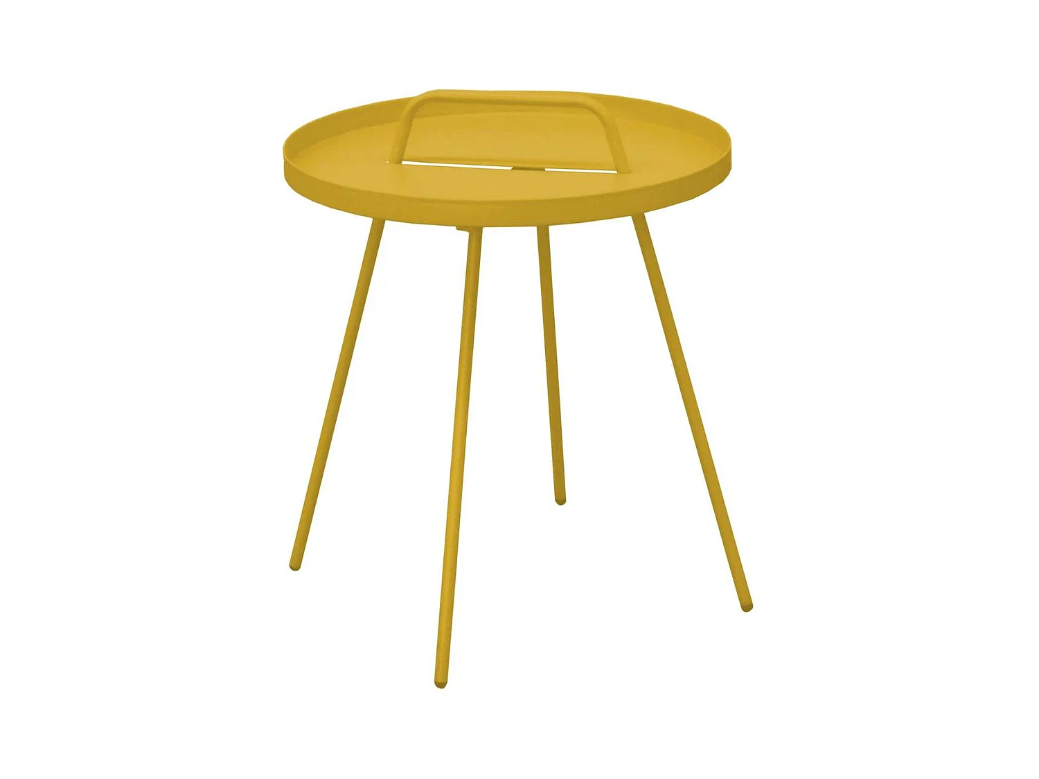 Table basse en acier Flower 44 cm