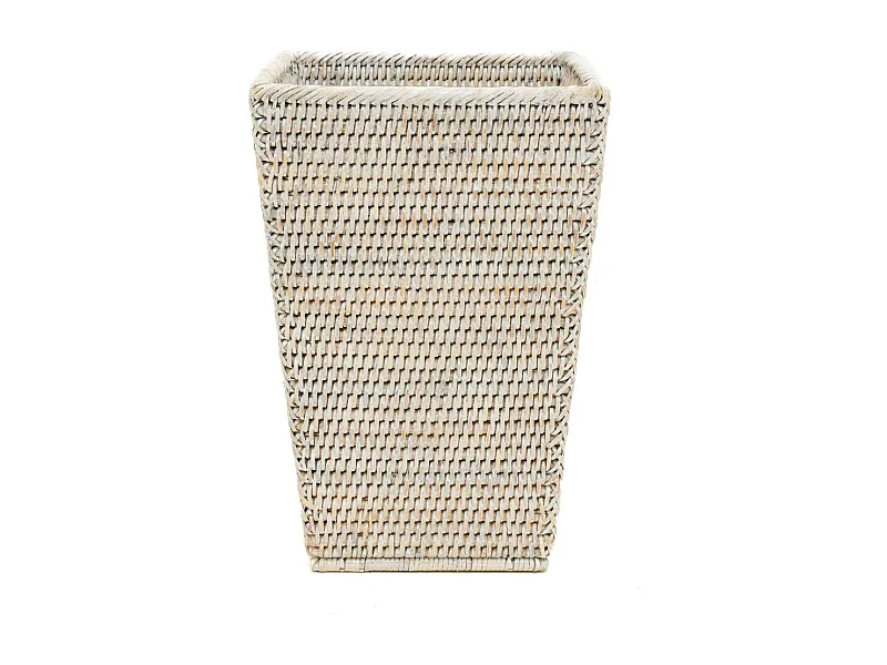 Corbeille à papier en rotin