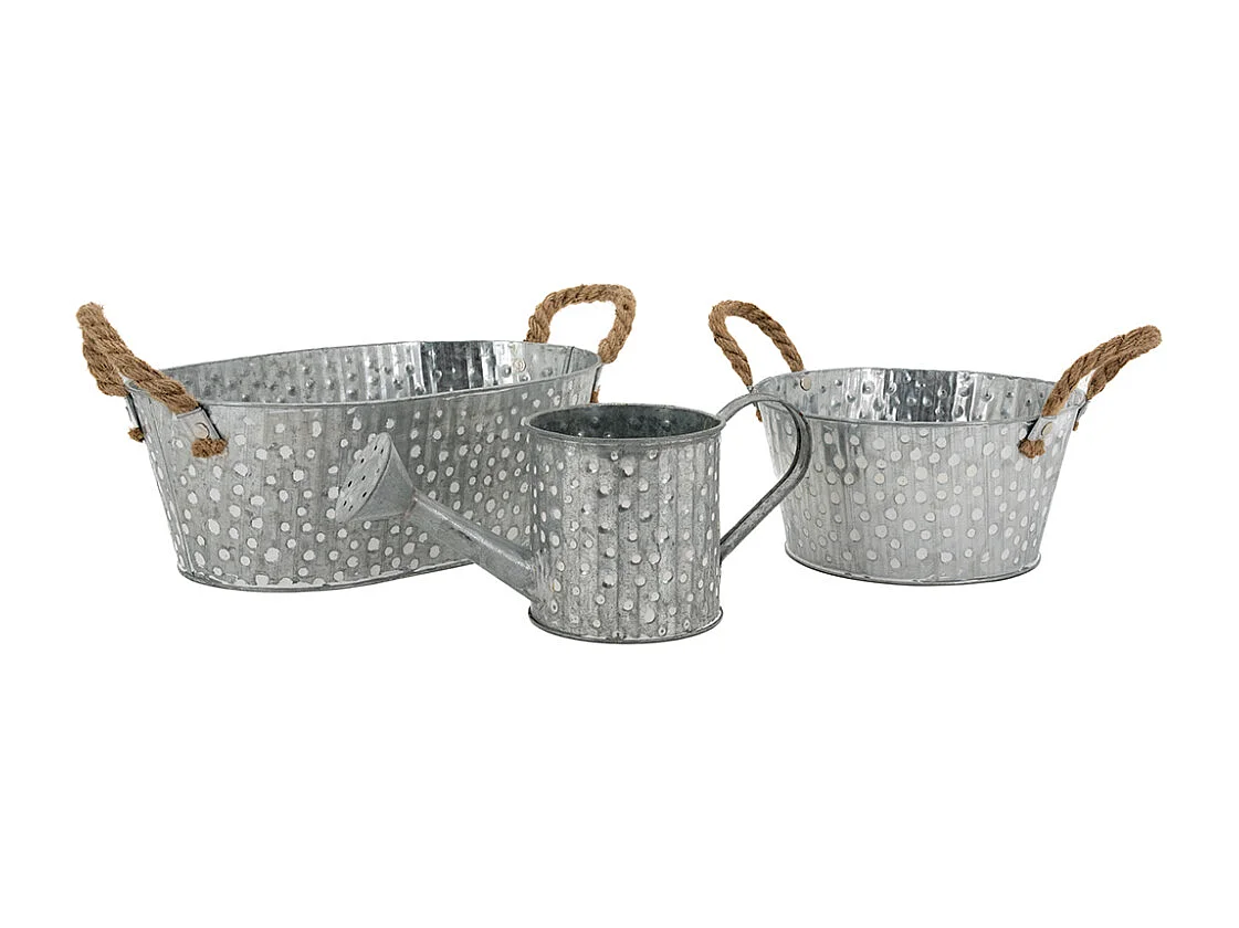 Mini arrosoir à pois blancs