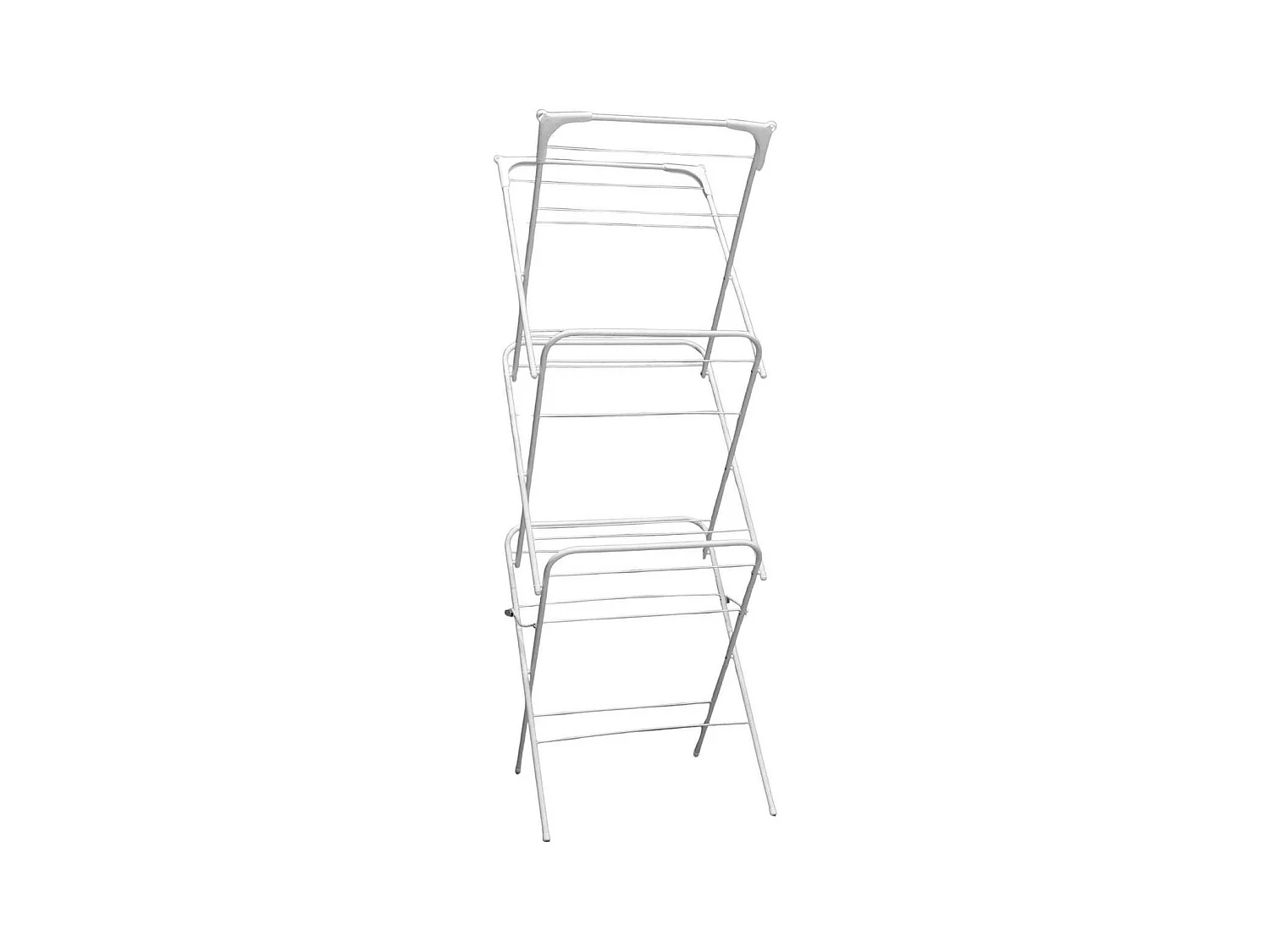 Etendoir à linge accordéon 10 mètres de séchage Blanc