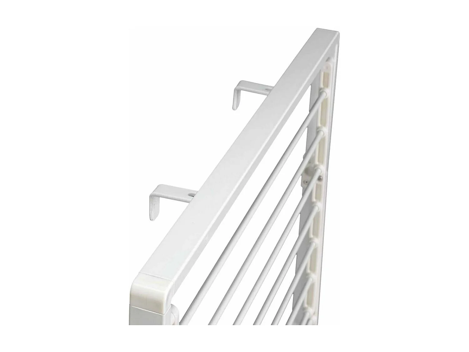 Étendoir à Linge "Sèche-Serviette" 8m Blanc