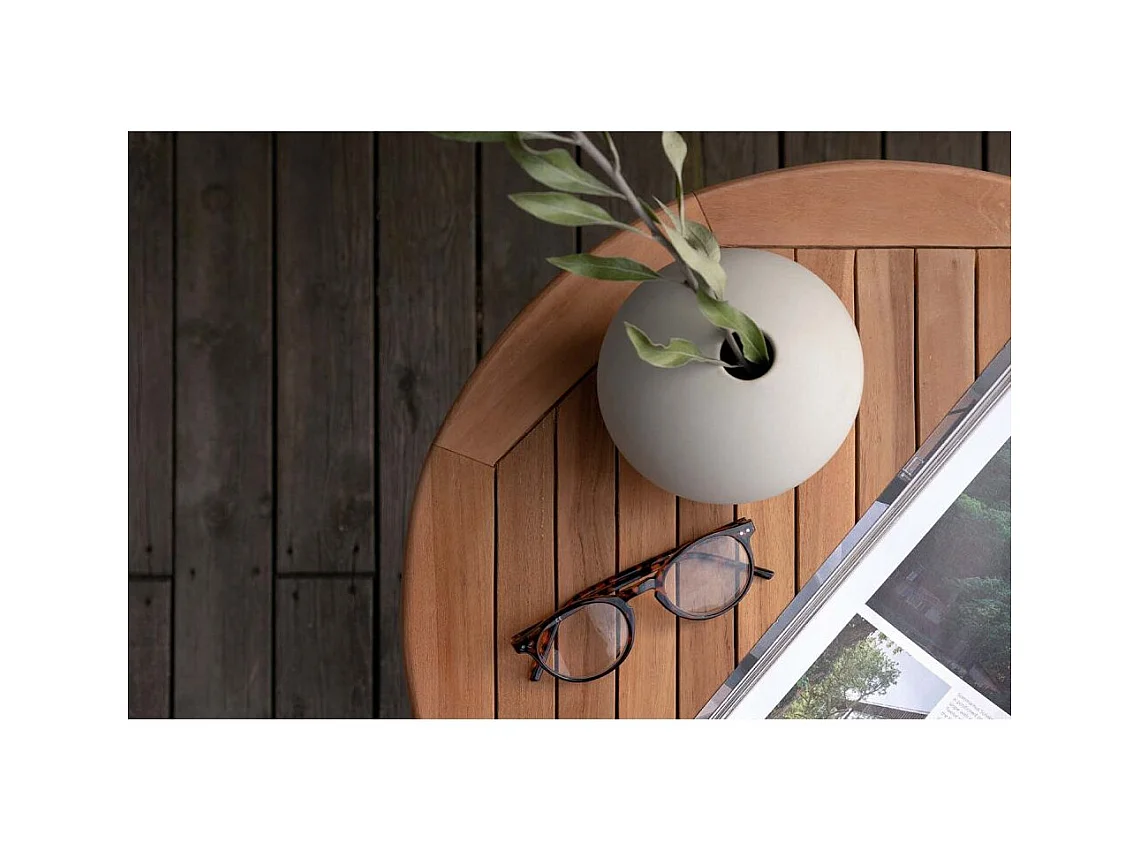 Kenya tuin café tafel Ø50cm teak.