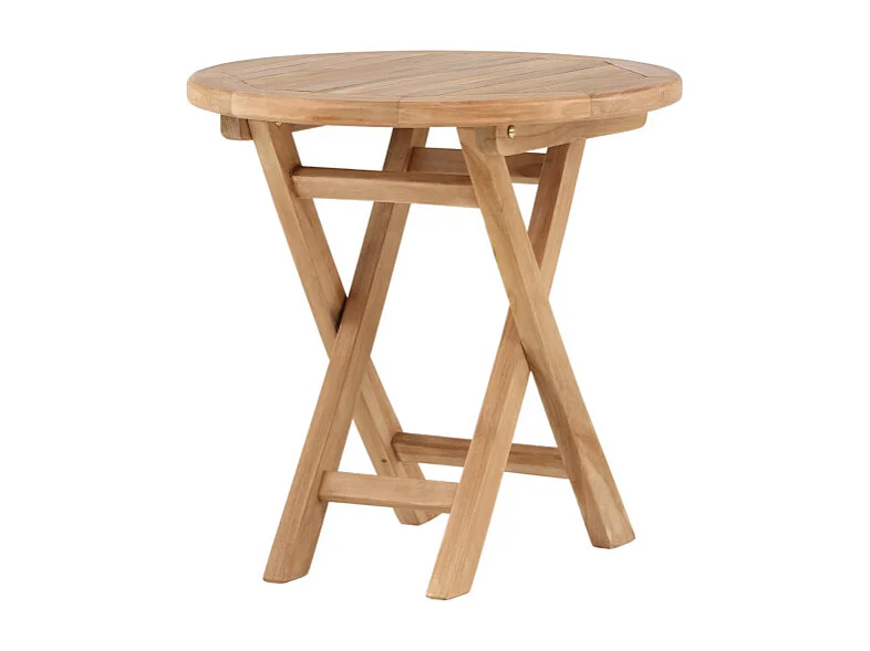 Table d'Appoint de Jardin "Kenya" 50cm Naturel