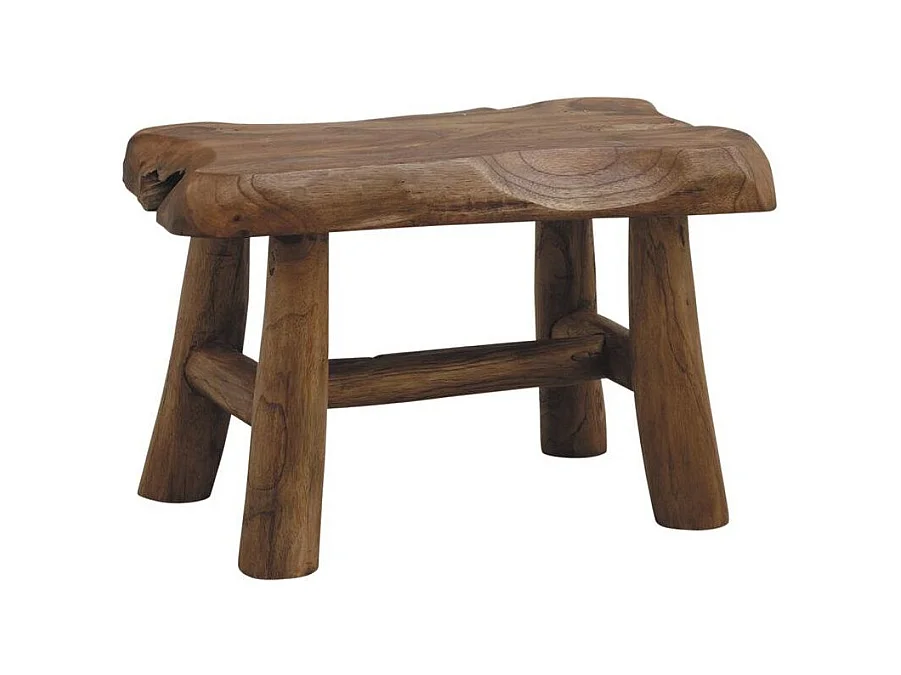 Tabouret En Teck Recyclé